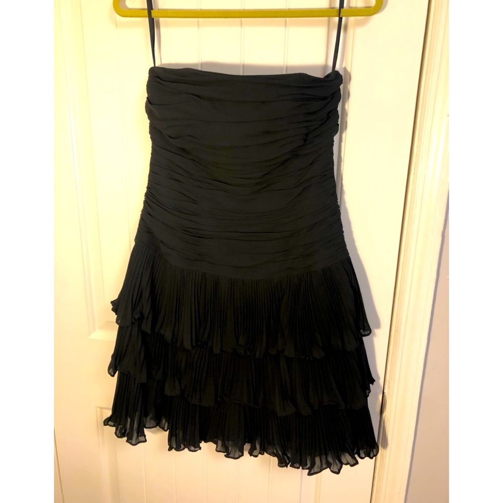 Strapless White House Black Market cocktail dress